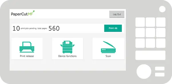 Papercut, Integrated Scanning, Athens Digital Systems